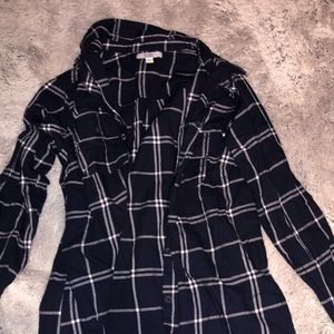 navy blue flannel